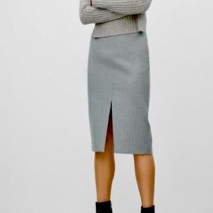 BABATON 2/XS double slit wool lined pencil skirt with pockets, EUC from ARITZIA